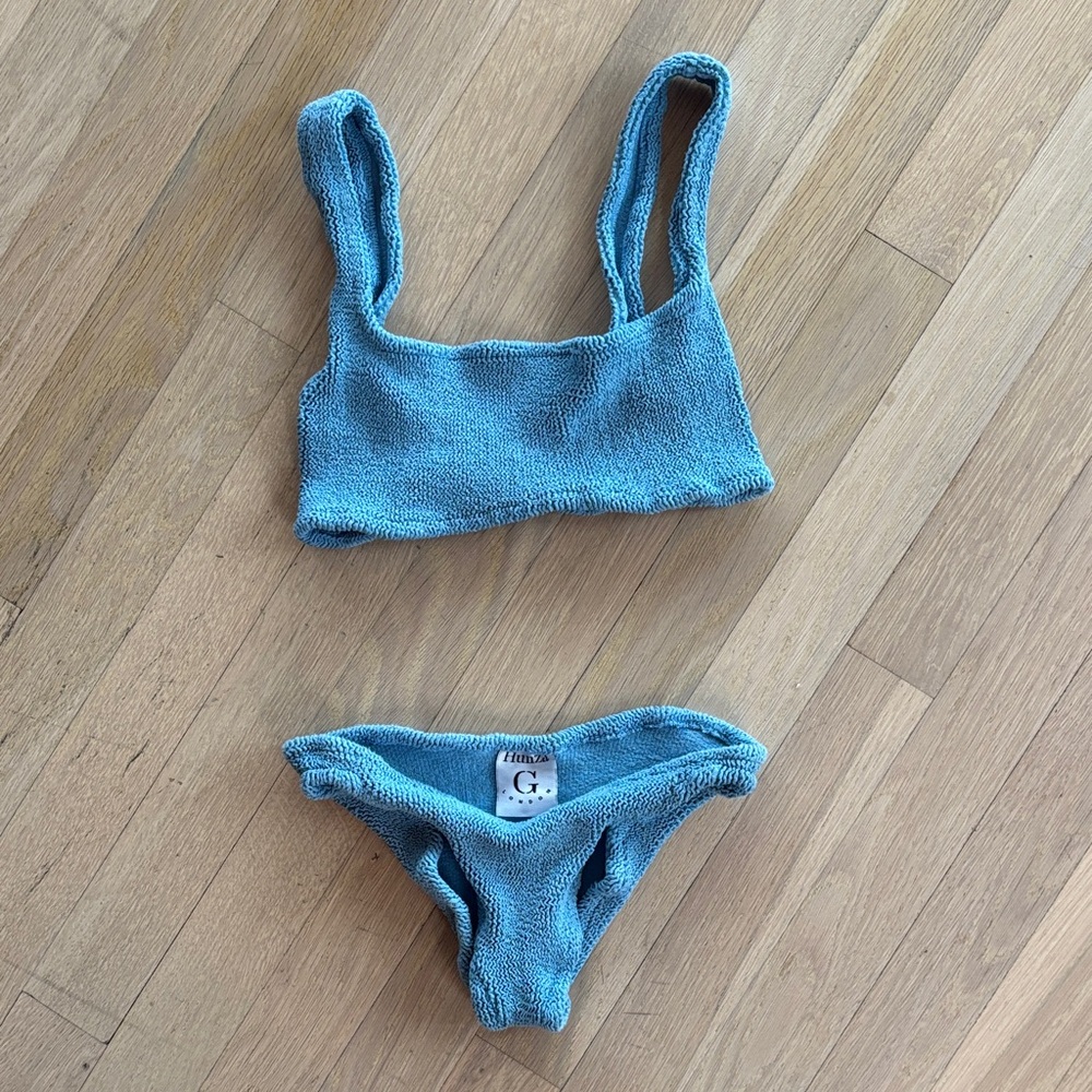 Hunza G Blue Bikini Set